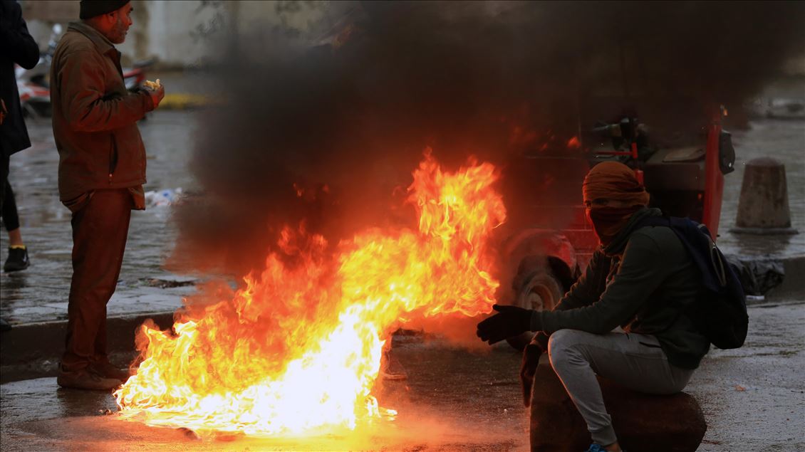 Ant-Govt Protest continues in Baghdad