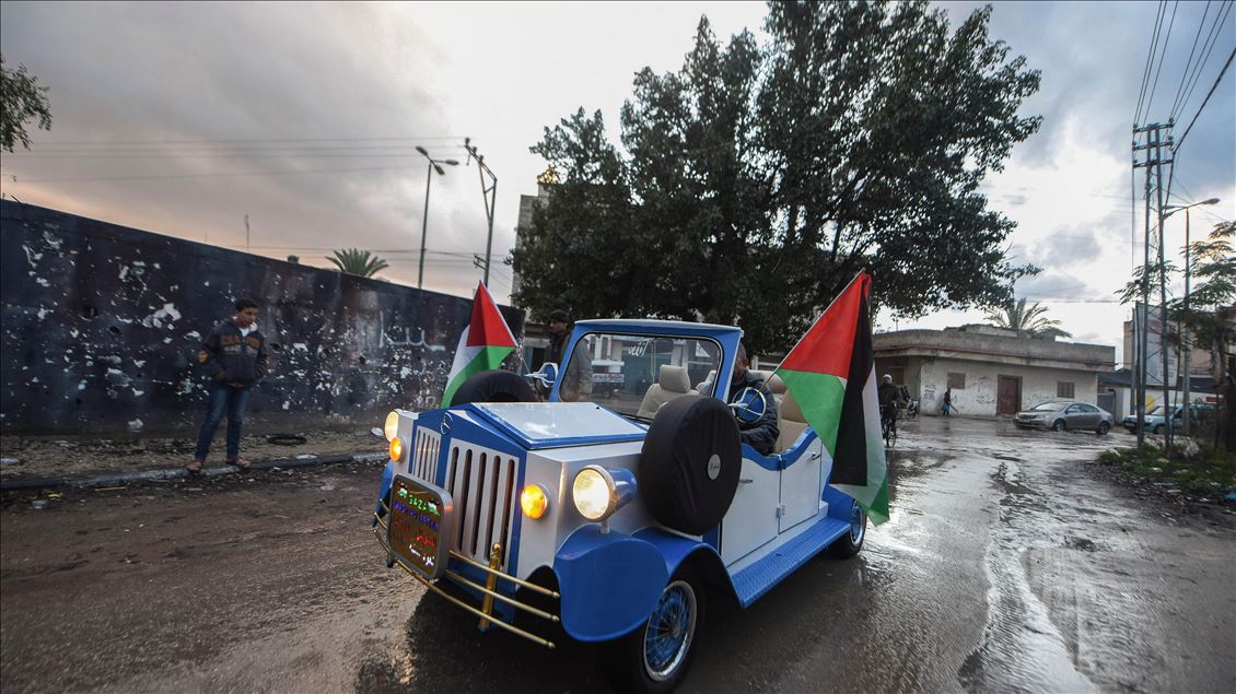 Palestinian ironmaster produced his own car in Gaza