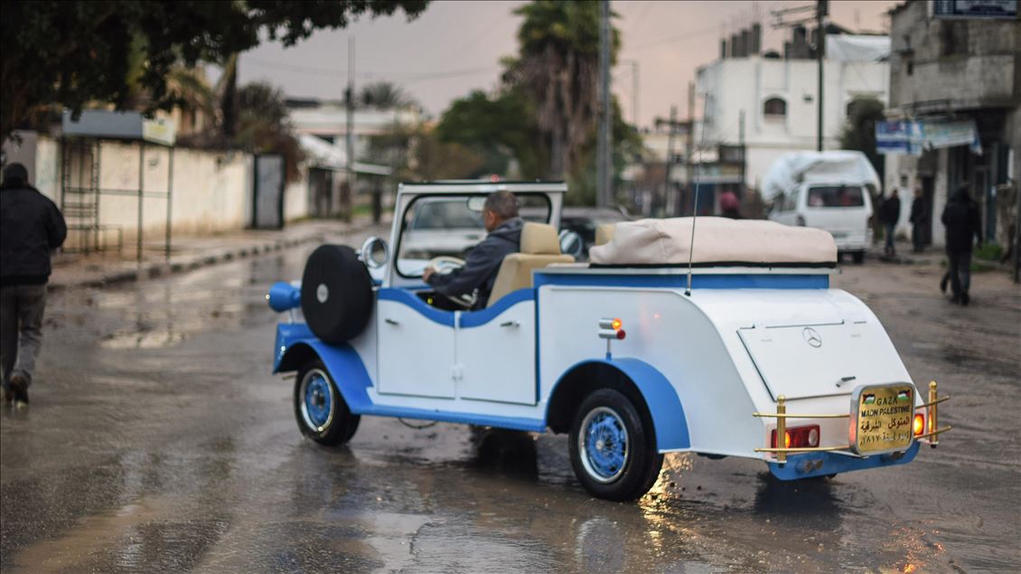 Palestinian ironmaster produced his own car in Gaza