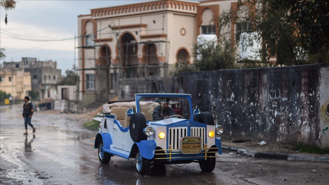 Palestinian ironmaster produced his own car in Gaza