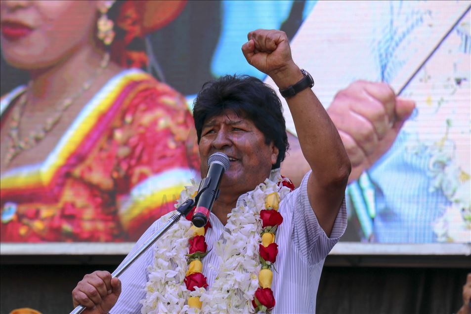 Evo Morales: "Yeniden hükümete gelecek ve demokrasiyi tesis edeceğiz"
