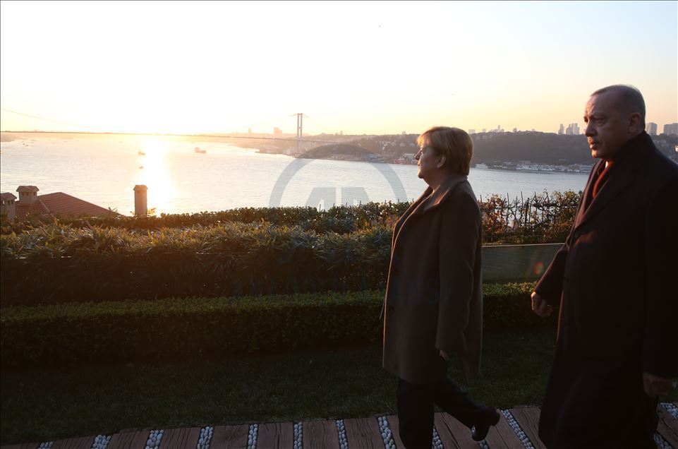Erdogan - Merkel meeting in Istanbul