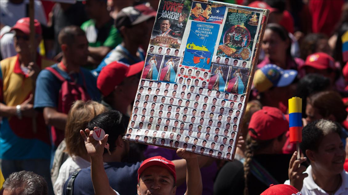 Pro government march in Caracas