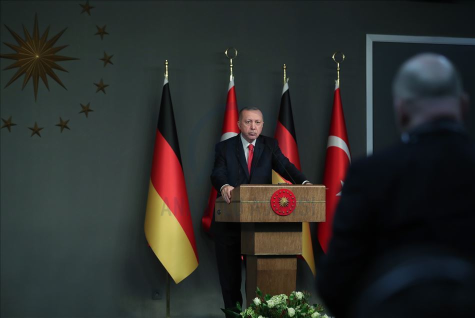 أردوغان: تركيا وألمانيا تحملتا الجزء الأكبر من أعباء الهجرة