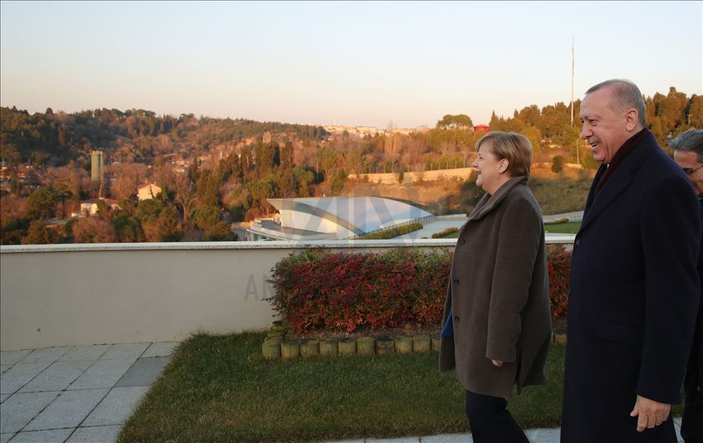 Erdogan - Merkel meeting in Istanbul