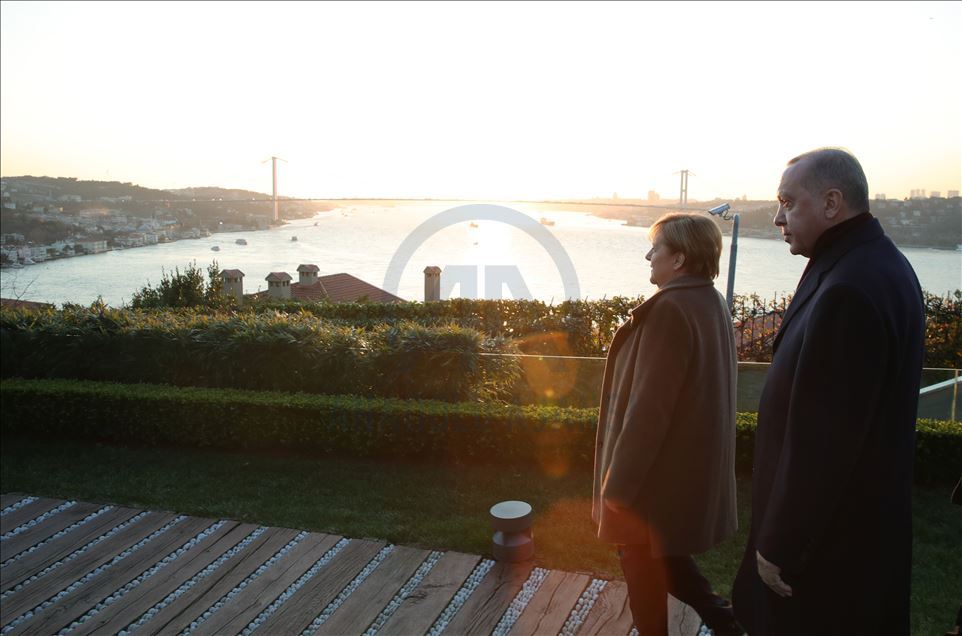 Erdogan - Merkel meeting in Istanbul