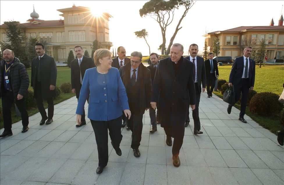 Erdogan - Merkel meeting in Istanbul