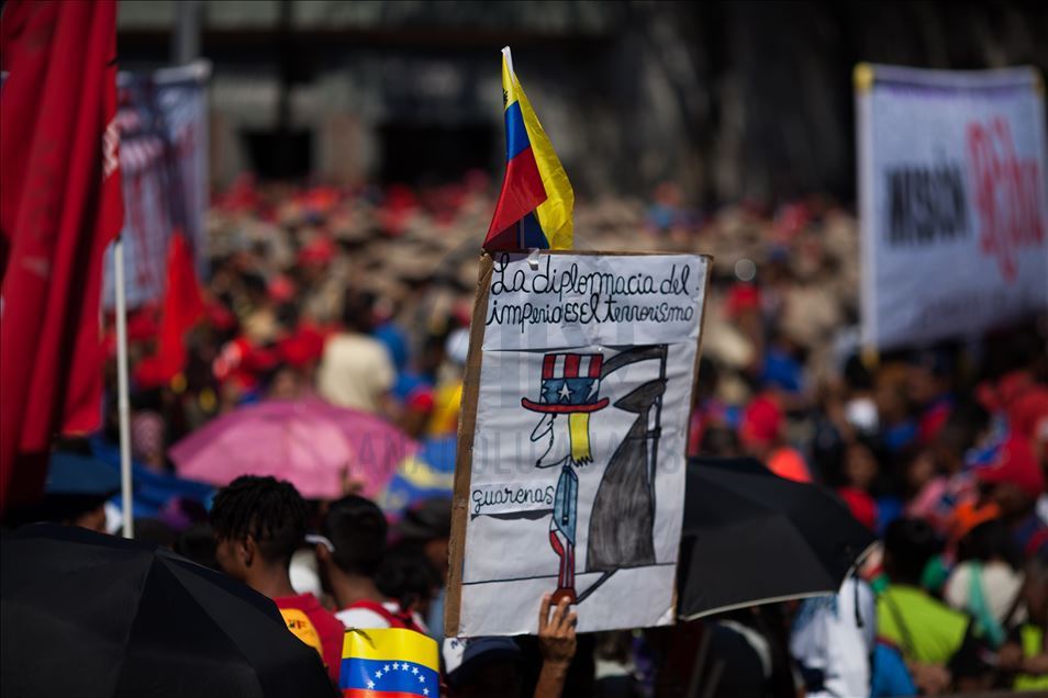 Pro government march in Caracas