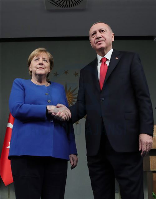 Erdogan - Merkel meeting in Istanbul