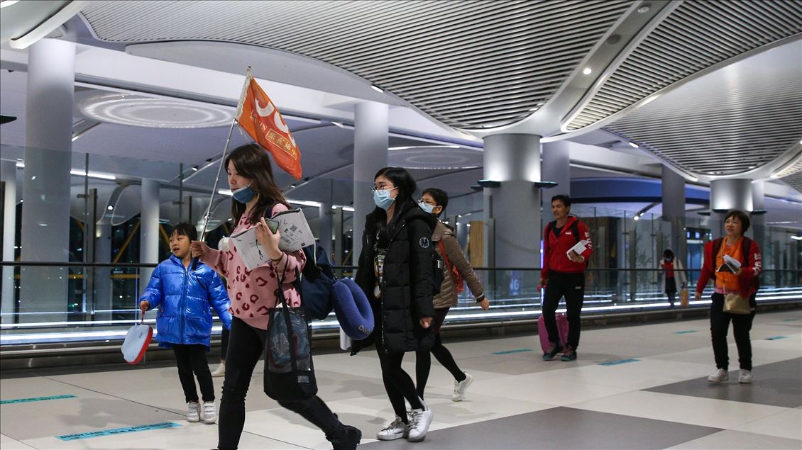 Çin'den gelen yolcular, İstanbul Havalimanı'nda termal kameralarla kontrol edildi