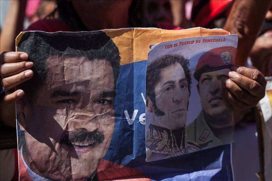 Pro government march in Caracas