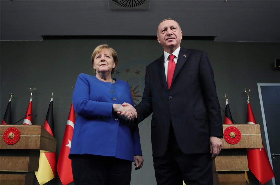 Erdogan - Merkel meeting in Istanbul