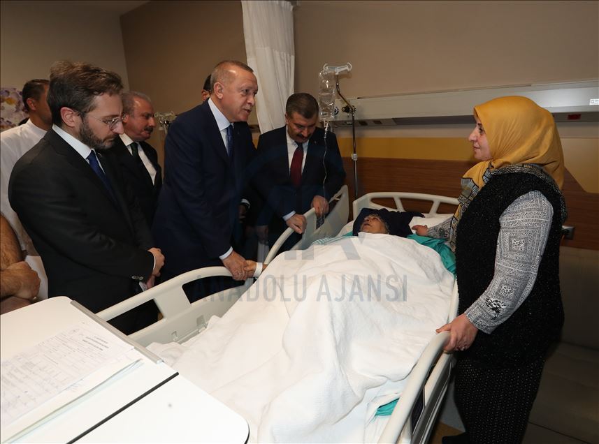 Cumhurbaşkanı Erdoğan, deprem bölgesinde
