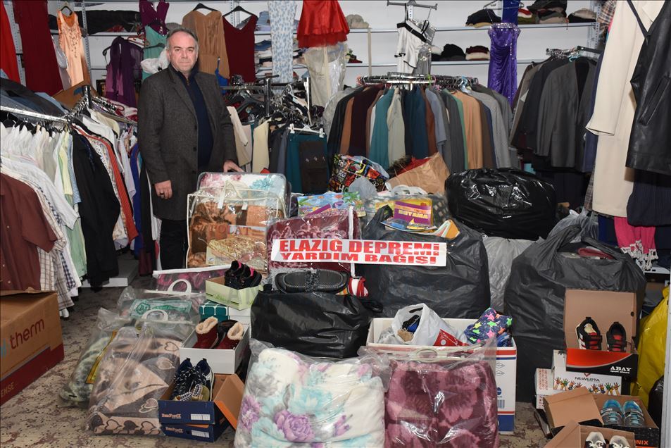 Ege'den Elazığ'daki depremzedeler için yardım kampanyası