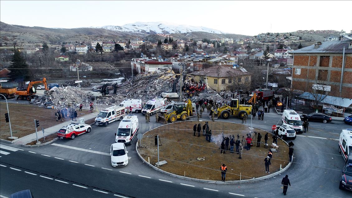 وقوع زلزله 6.8 ریشتری در الازیغ ترکیه
