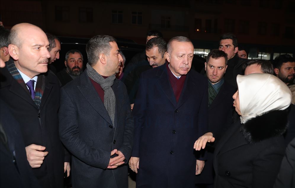 أردوغان: سنبني بيوتا ذات هياكل صلبة لمتضرري زلزال ألازيغ
