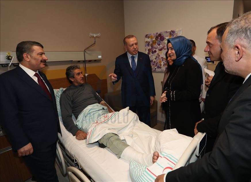 Cumhurbaşkanı Erdoğan, deprem bölgesinde
