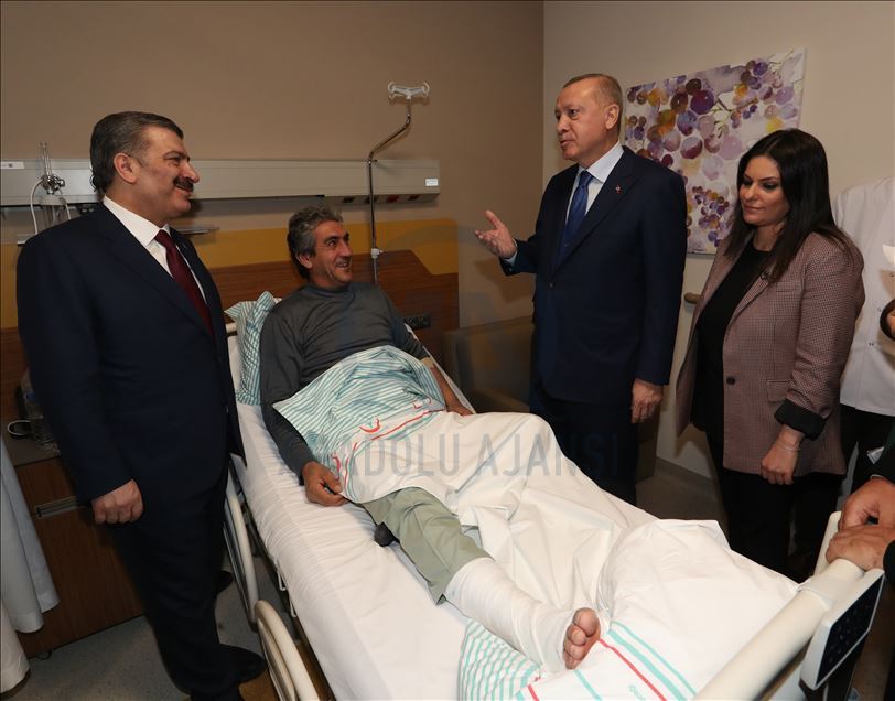 Cumhurbaşkanı Erdoğan, deprem bölgesinde
