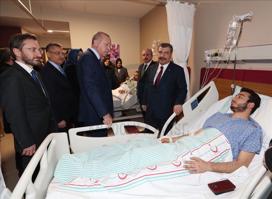 Cumhurbaşkanı Erdoğan, deprem bölgesinde