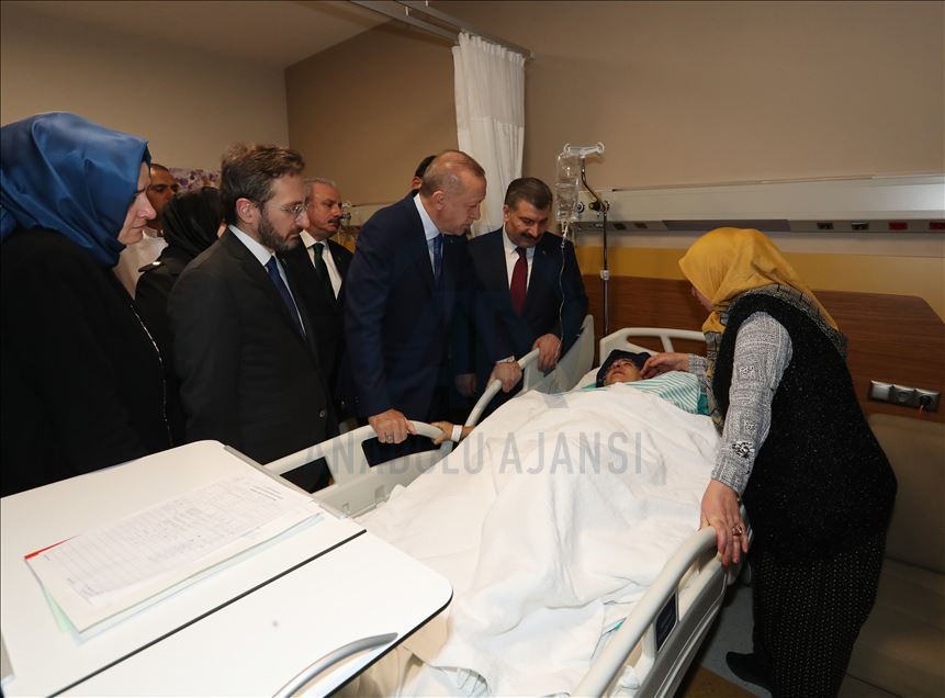 Cumhurbaşkanı Erdoğan, deprem bölgesinde
