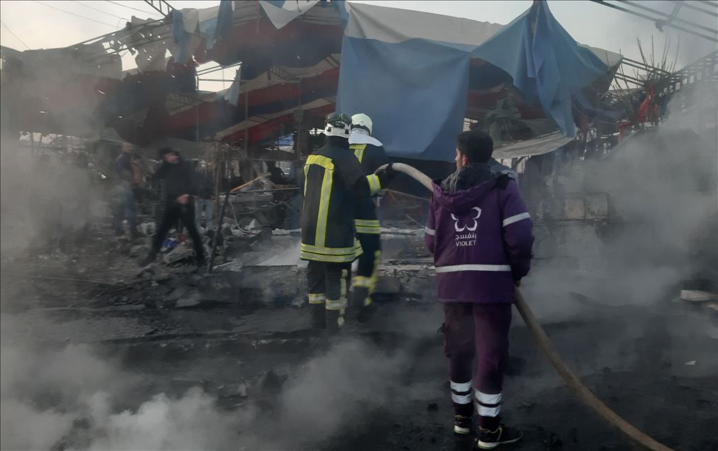 5 civilians killed in bomb attack in Syria's Azaz