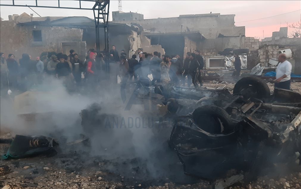 5 civilians killed in bomb attack in Syria's Azaz