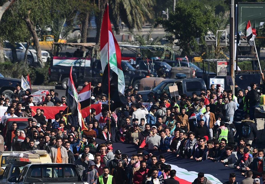 Anti-govt protests in Iraqi capital Baghdad