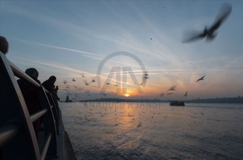 Puesta de sol en Estambul