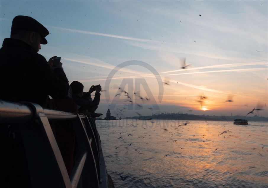 Puesta de sol en Estambul