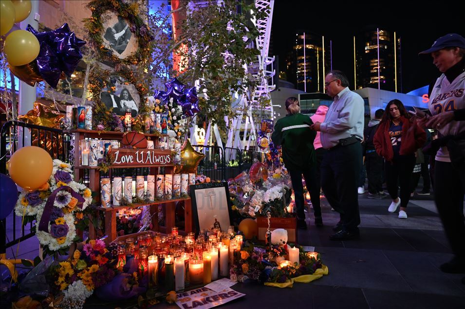 Vigil for Kobe Bryant in Los Angeles