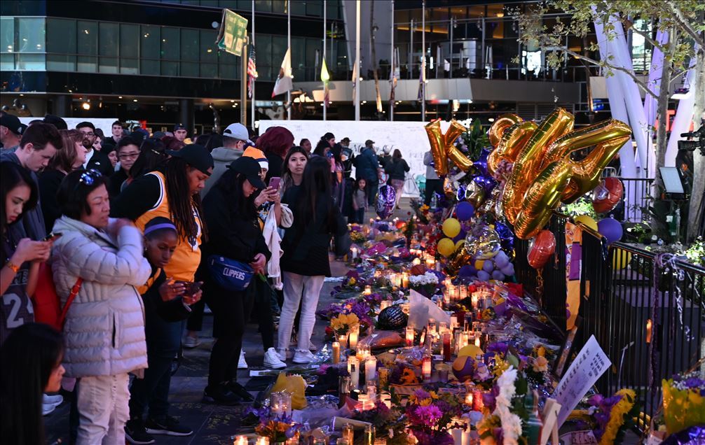 Vigil for Kobe Bryant in Los Angeles