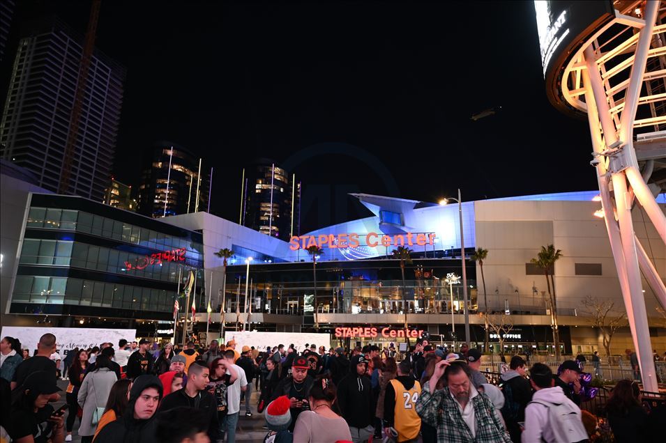 Vigil for Kobe Bryant in Los Angeles