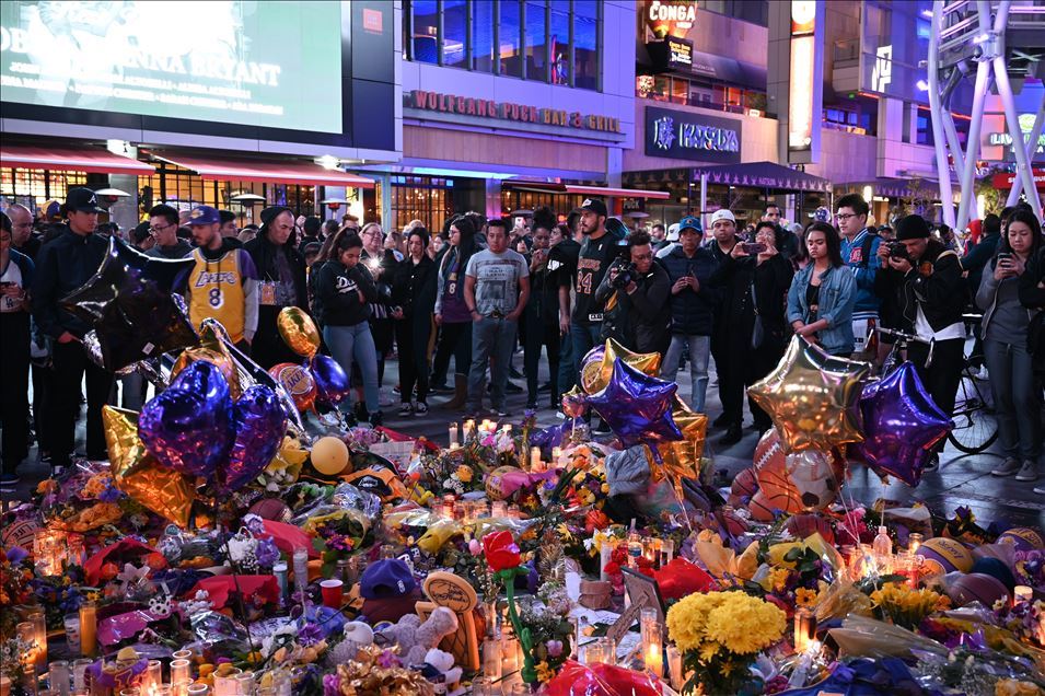 Vigil for Kobe Bryant in Los Angeles