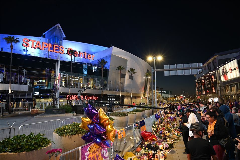 Vigil for Kobe Bryant in Los Angeles