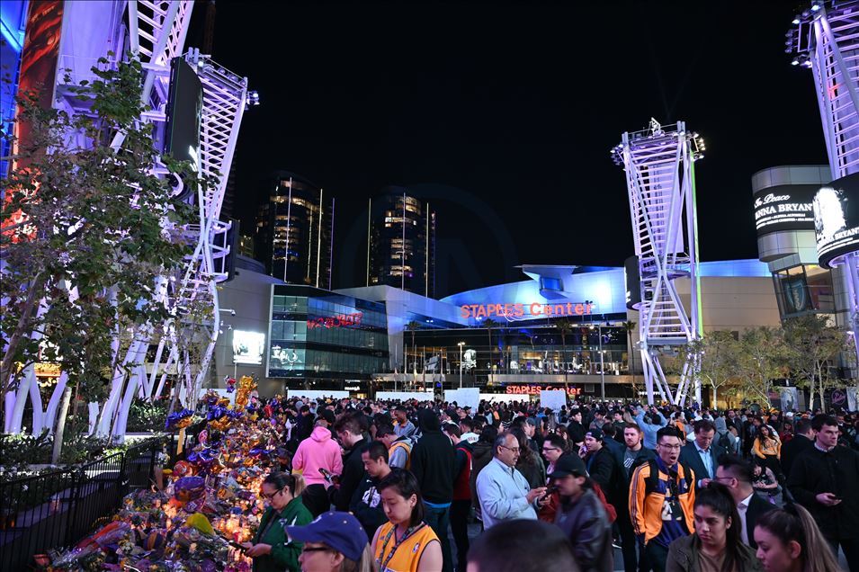 Vigil for Kobe Bryant in Los Angeles