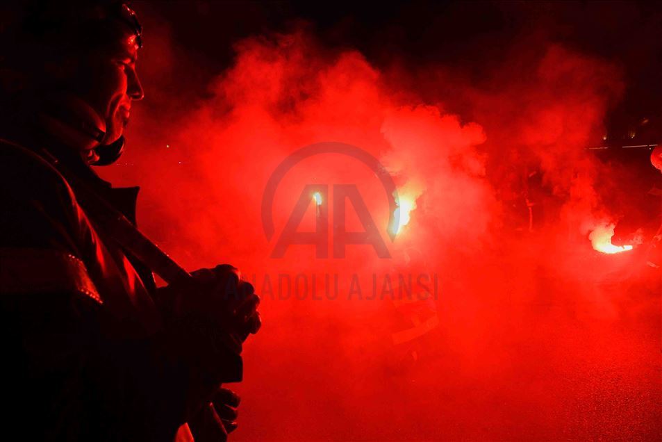 Firemen protest in Paris, on January 28th 2020.