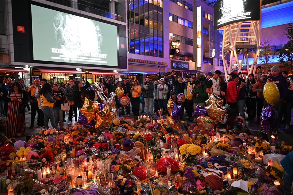 Vigil for Kobe Bryant in Los Angeles