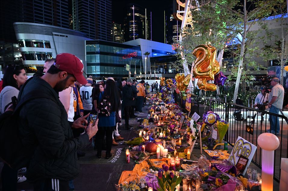 Vigil for Kobe Bryant in Los Angeles