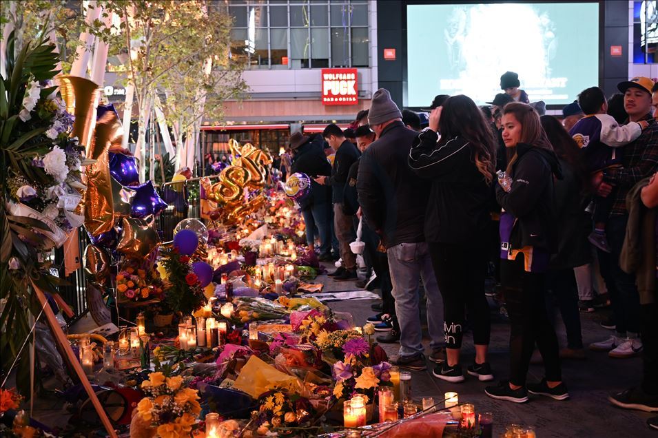 Vigil for Kobe Bryant in Los Angeles