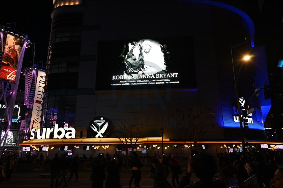 Vigil for Kobe Bryant in Los Angeles