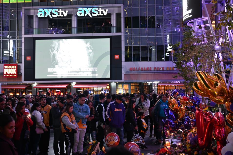 Vigil for Kobe Bryant in Los Angeles