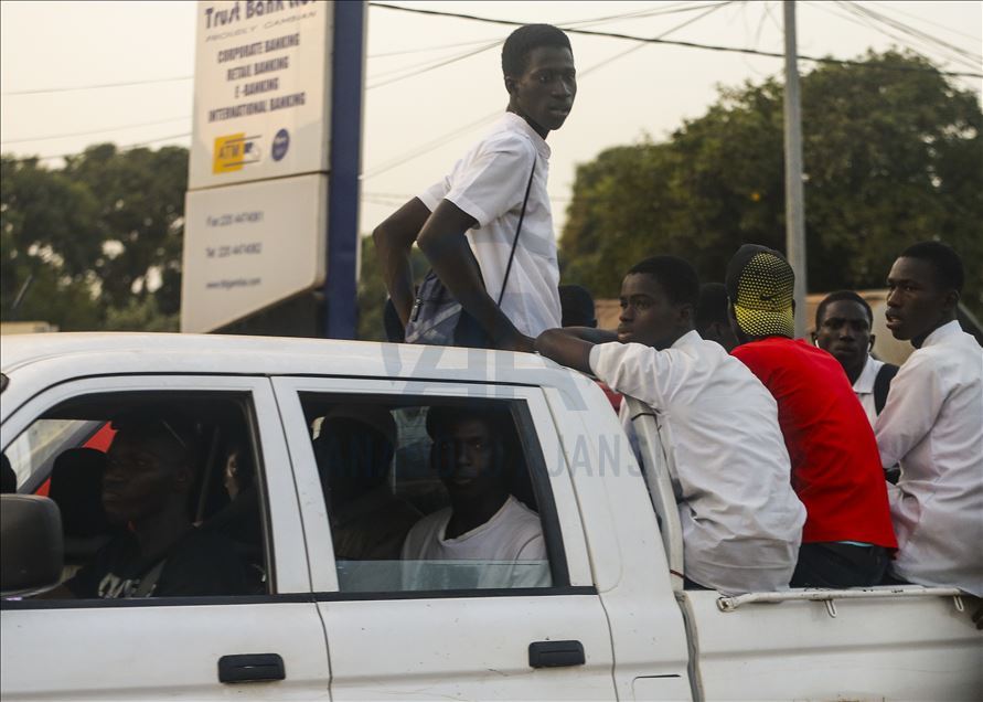Gambiya'nın başkenti Banjul'da günlük yaşam