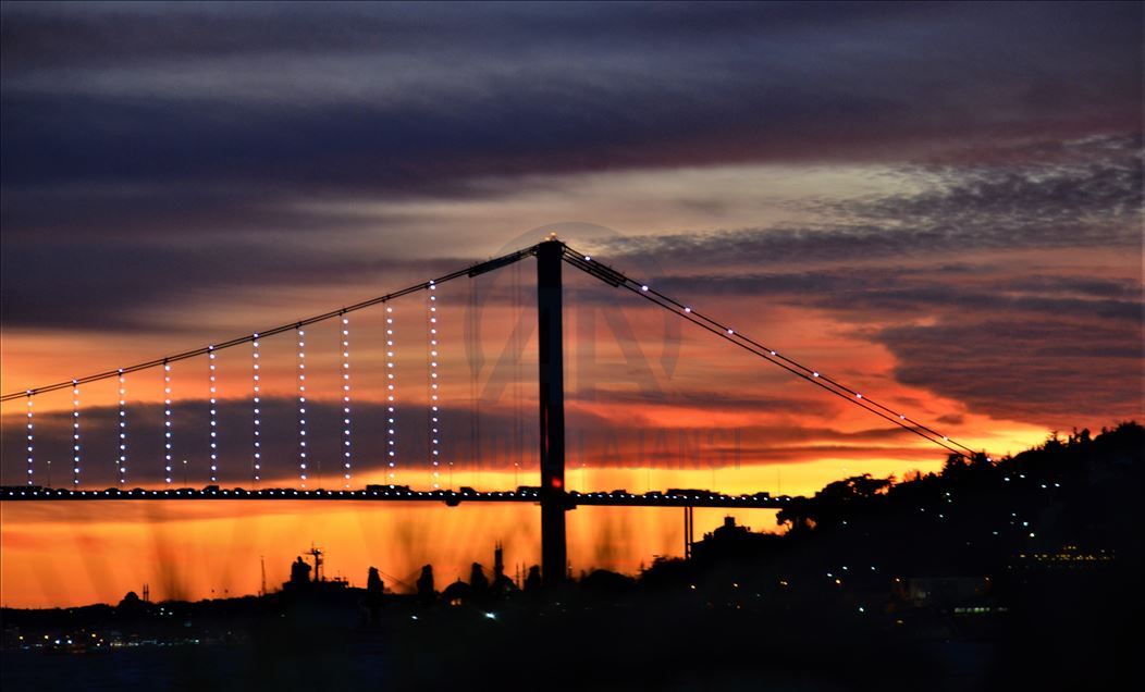 İstanbul'da gün batımı