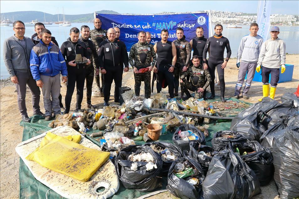 Muğla'da dalgıçlar deniz dibi temizliği yapacak