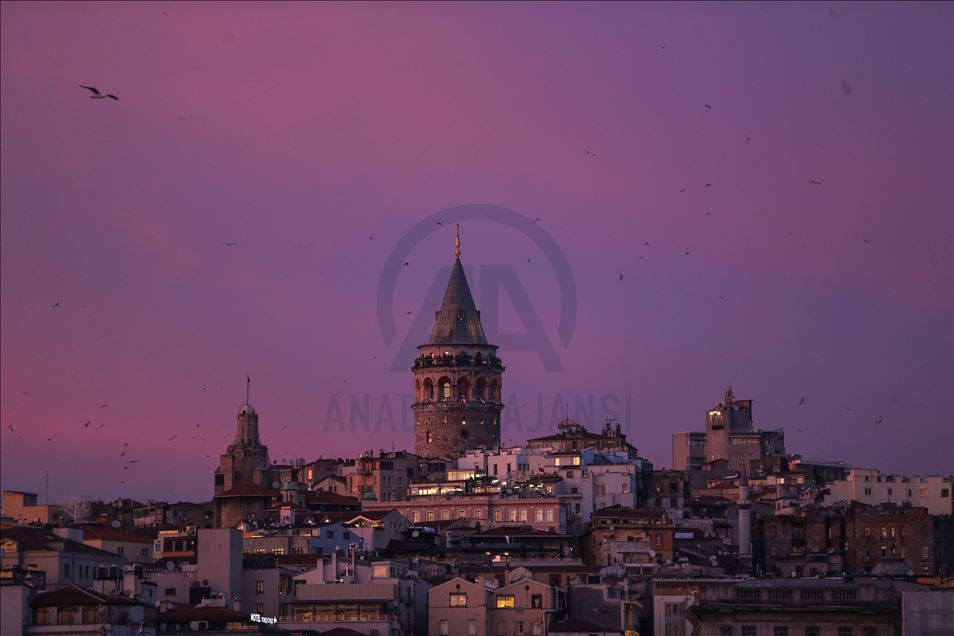 İstanbul'da gün batımı