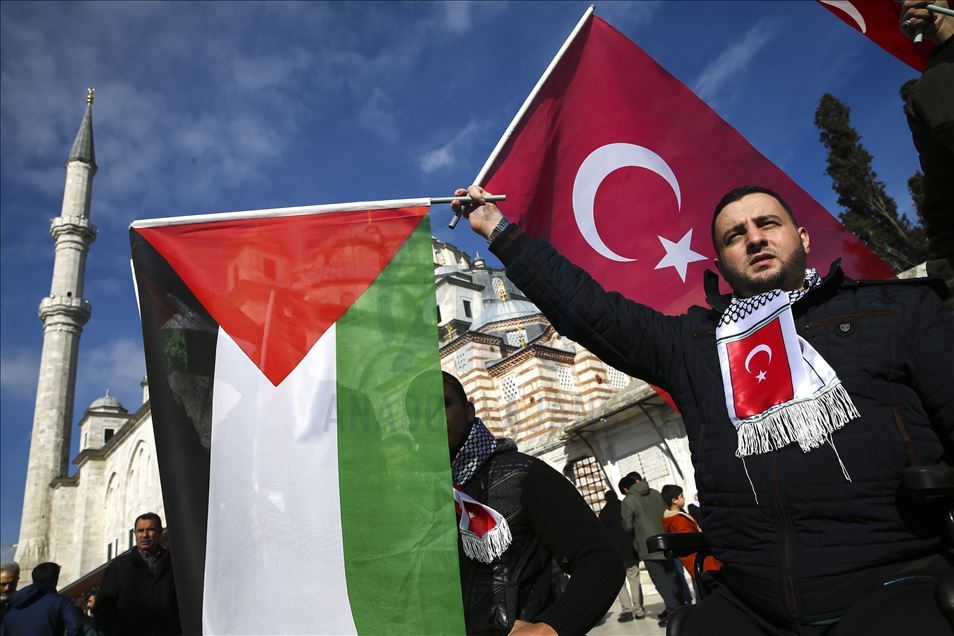 Në mbarë Turqinë organizohen protesta kundër planit të Trumpit për Lindjen e Mesme
