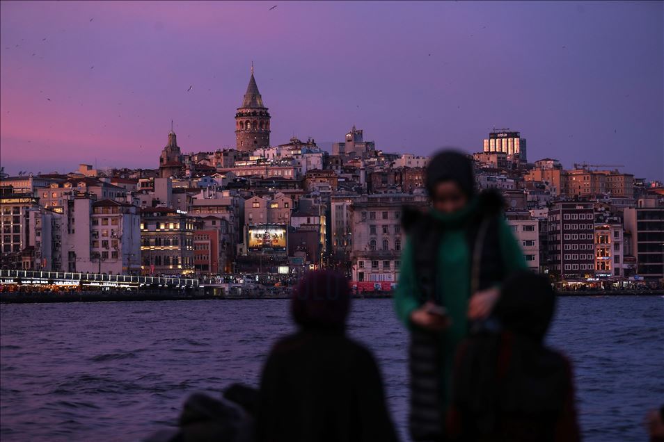 İstanbul'da gün batımı