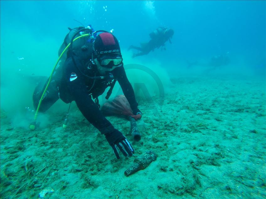 Muğla'da dalgıçlar deniz dibi temizliği yapacak