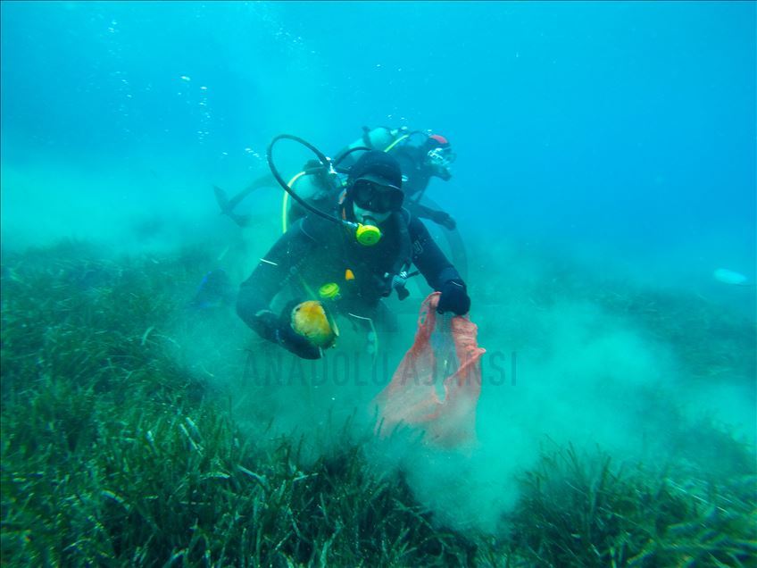 Muğla'da dalgıçlar deniz dibi temizliği yapacak