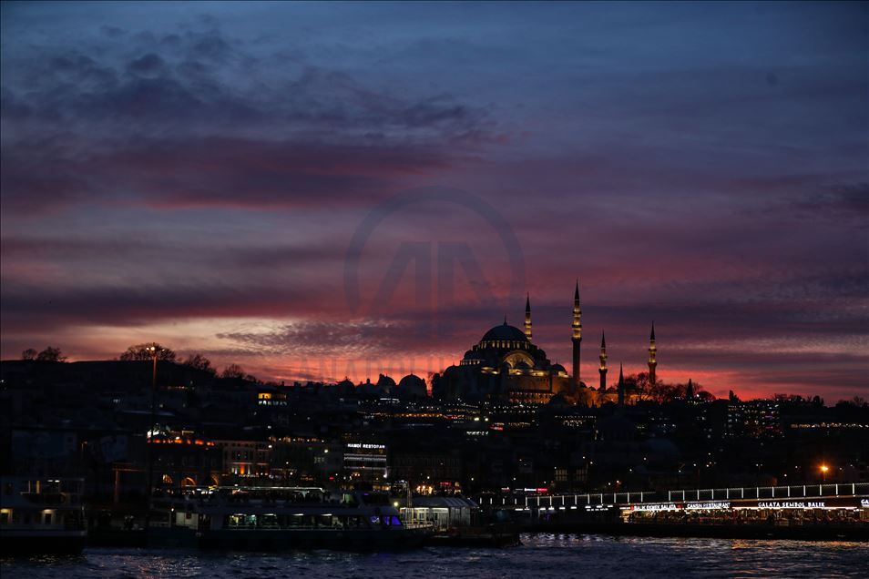 İstanbul'da gün batımı